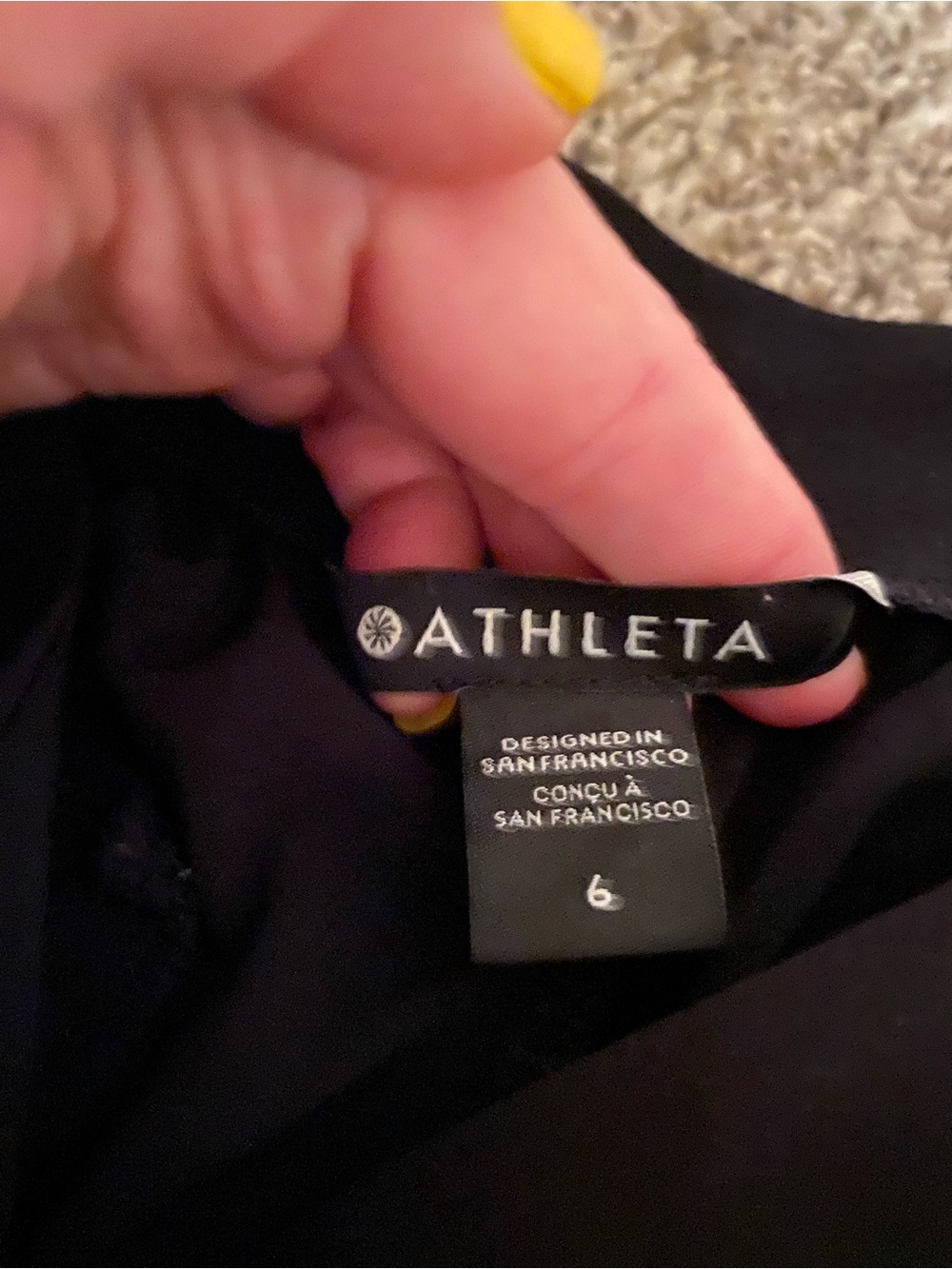 Athleta Women’s Black Wide-Leg Pants With Pockets Size 6 - Picture 2 of 7